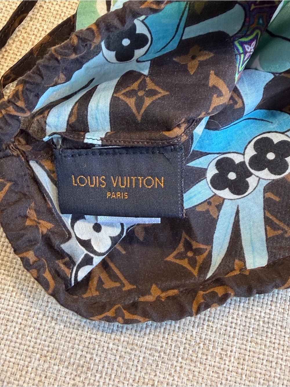 Louis Vuitton Monogram FRIENDS Drawstring Pouch Dust Tote Carry Bag - Picture 5 of 6